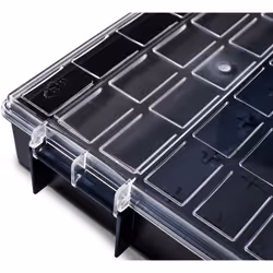 raaco CarryLite 55 4x8-10 Bleu Polycarbonate (PC), Polypropylène (PP)