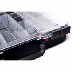 raaco CarryLite 80 5x10-25/DLU Bleu Polycarbonate (PC), Polypropylène (PP)