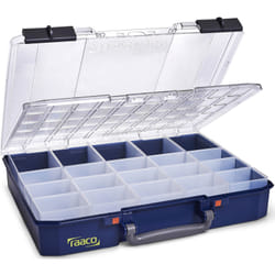 raaco CarryLite 80 5x10-20/DLU Bleu Polycarbonate (PC), Polypropylène (PP)