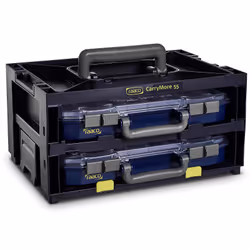 raaco CarryMore 55x2, Support de porteuse, CarryLite 55 4x8-16, 1 pièce(s), Noir, 386 mm, 278 mm