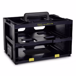 raaco CarryMore 80, Support de porteuse, CarryLite 80 4x8, 1 pièce(s), Noir, 386 mm, 278 mm