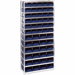 raaco Shelving Mix B/31, Universel, Acier galvanisé, Polypropylène (PP), Bleu, Acier, 1 pièce(s), 920 mm, 340 mm
