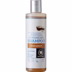 Urtekram Coconut Shampoo, 250 ml, Shampoing, Non-professionnel, Femmes, Cheveux normaux, Hydratant