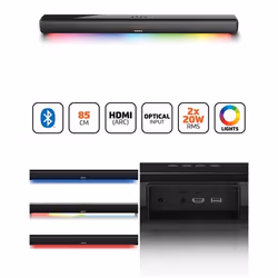 Barre de son - Lenco - SB-042 - 85cm - 40W RMS - Bluetooth 5.0 - HDMI (ARC)