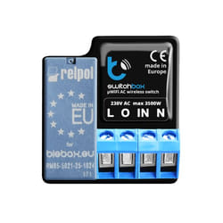 blebox SwitchBox Sans fil Noir