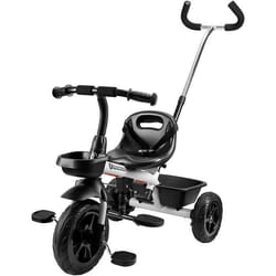Tricycle évolutif enfant HyperMotion - Siège réglable - Guidon contrôle parents - Roues larges gonflables - Gris