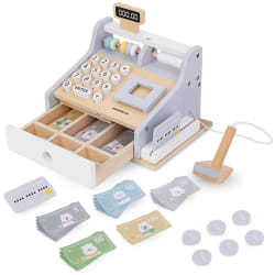 Caisse Enregistreuse Bois Enfant +3 ans - Mamabrum