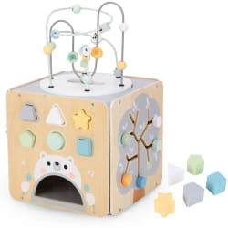 Mamabrum Grand Cube d'activité Bois Montessori