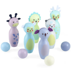 mamabrum Jeu de Quilles Enfant en Bois