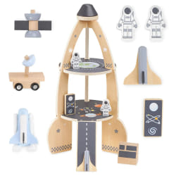Grande Fusée Spatiale Bois Enfant