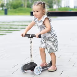 HyperMotion TRINGO Enfants Scooter classique Noir, Blanc - Vue supplémentaire 2