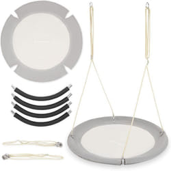 Balançoire Enfant Nid dOiseau- HyperMotion- Exterieur/Interieur- Charge 150kg- Diamètre 100 cm- Confort & Sécurité