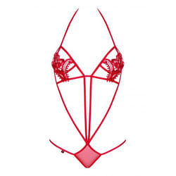 Obsessive Luiza Body Rouge Elastane, Polyamide