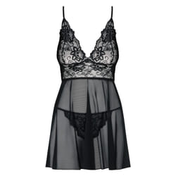 Obsessive Imperia Chemise de nuit Noir Elastane, Polyamide