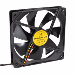 SilentiumPC Mistral 140 Boitier PC Ventilateur 14 cm Noir