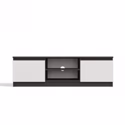 Le meuble TV RTV 120 allie esthétique moderne et fonctionnalité, avec une finition anthracite et blanche très tendance. Il s’ ...