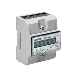 Compteur dElectricité - ORNO - WE-520 - 3-phasé - Certificat MID - Rail DIN