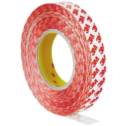 Ruban double face 3M GPT 020F support en polyester avec un adhésif acrylique et liner filmique rouleau de 50mx12mm