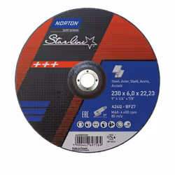 Disque à ébarber Norton Starline - 66252837269 Obtenez des coupes impeccables avec le disque à ébarber Norton . Sa conception ...