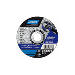 Norton - Disque de coupe métal 125x1,6x22,2 mm