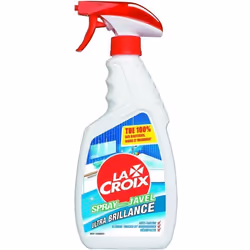 La Croix  Javel Ultra Brillance anti-tartre élimine traces et moisissures désinfecte 500 ml Spray - Lot de 2
