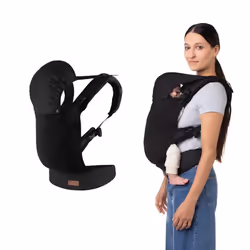 MoMi NOSI00004 porte bébé Sac à dos porte-bébé Noir