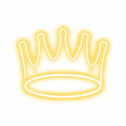 Forever Light Neon PLEXI LED CROWN warm white NNE12, Figurine lumineuse décorative, Blanc, Plastique, Universel, LED, USB