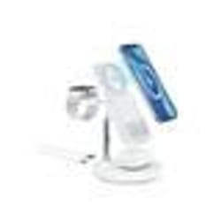Forever Station de Charge Inductive 5en1 avec Batterie Externe Magnetique 5000mAh Blanche