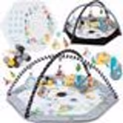 MoMi BESTO - 3en1 - Tapis dEveil Bebe - Arche à jouets - Sensoriels jouets - Photomat