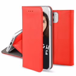 Étui Folio pour Samsung Galaxy A25 5G Magnétique Fonction Stand Jaym Rouge