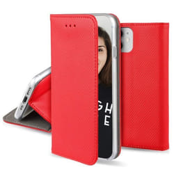 Étui Folio pour Samsung Galaxy A25 5G Magnétique Fonction Stand Jaym Rouge