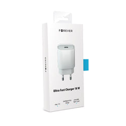 Forever GSM045481 chargeur d'appareils mobiles Universel Blanc Secteur Charge rapide Intérieure