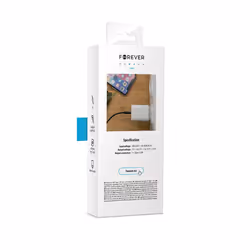 Forever GSM045481 chargeur d'appareils mobiles Universel Blanc Secteur Charge rapide Intérieure