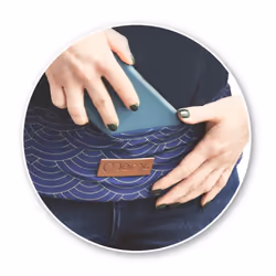 MoMi NOSI00002 porte bébé Sac à dos porte-bébé Bleu