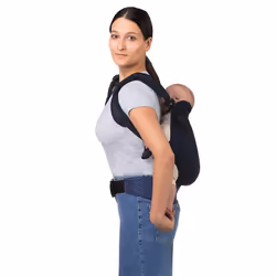 MoMi NOSI00002 porte bébé Sac à dos porte-bébé Bleu - Vue supplémentaire 7
