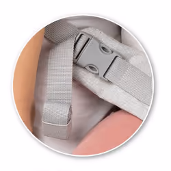 MoMi NOSI00003 porte bébé Sac à dos porte-bébé Gris