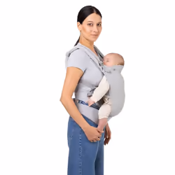 MoMi NOSI00003 porte bébé Sac à dos porte-bébé Gris - Vue supplémentaire 4