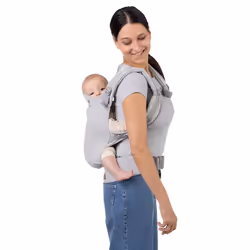 MoMi NOSI00003 porte bébé Sac à dos porte-bébé Gris - Vue supplémentaire 9