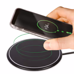 MaXlife OEM0100902, Intérieure, Recharge sans fil, Noir