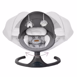 MoMi BULE00022 balançoire pour bébé Transat pour bébé Gris - Vue supplémentaire 10