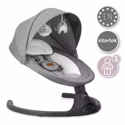 MoMi BULE00022 balançoire pour bébé Transat pour bébé Gris - Vue supplémentaire 9
