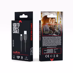 MaXlife OEM0100969 câble USB 0,5 m USB A USB C Noir