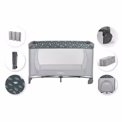 MoMi LOZE00015 couffin pour bébés Gris - Vue supplémentaire 6