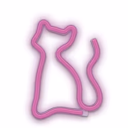 Forever Light RTV100210, Figurine lumineuse décorative, Rose, Plastique, Ambiance, Chambre d'enfant, Salon, Restaurant, IP20