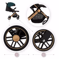 MoMi WOSP00019 Poussette pour bébé 1 siège(s) Noir, Vert - Vue supplémentaire 9
