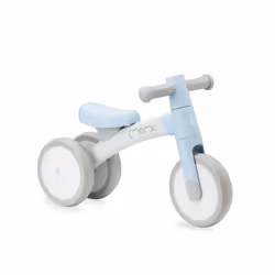 MoMi ROBI00037, Vélo d'équilibre, Enfants, Unisexe, Droit, Gris, Bleu clair, 17,8 cm (7")