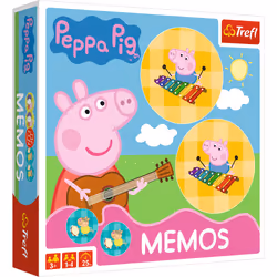 Peppa Pig Memos, Jeu de cartes, Mémoire, 3 an(s)