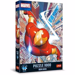 Puzzle - TREFL - Marvel: Iron Man - 1000 pièces - Écologique - Avec poster inclus