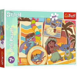 Trefl Puzzle 200 éléments Monde musical Lilo&Stitch puzzle coloré