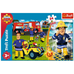 Trefl Brave Fireman Sam Jeu de puzzle 24 pièce(s) Enfants